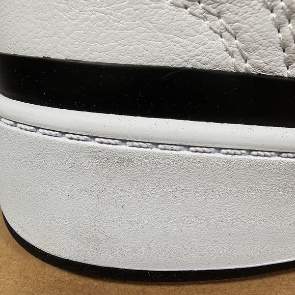 Levi's Mens 521 Mod Lo Pebbled Sneakers Low Top Casual White Black Size 12M - Picture 15 of 16